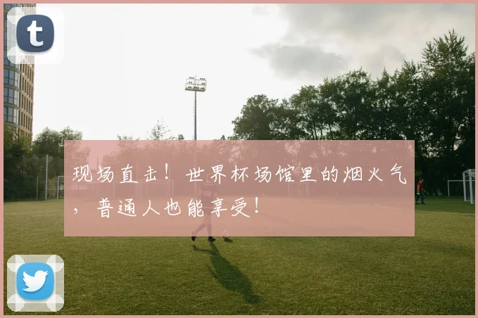现场直击!世界杯场馆里的烟火气,普通人也能享受!
